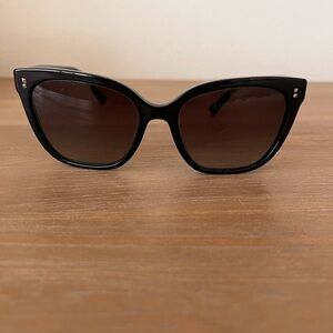 Valentina Black Oversized Cat-Eye Sunglasses